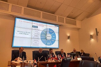 29 апреля 2025 г. Секретариат КСТП принял участие в Международной научно-практической конференции НИУ ВШЭ «ИЗМЕРЕНИЯ ЕВРАЗИЙСКОЙ ИНТЕГРАЦИИ: транспорт и логистика, энергетика и продовольственная безопасность»